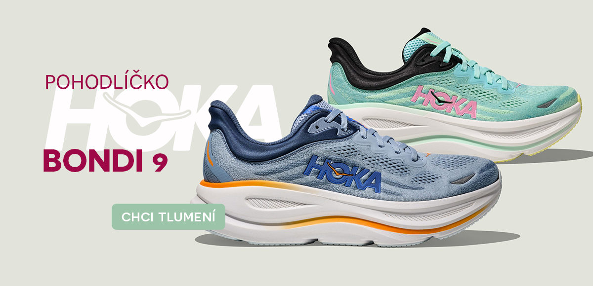 Nejltumenější boty na běhání HOka Bondi 9